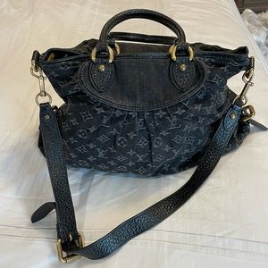 Louis Vuitton Monogrammed Denim Bag